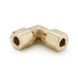 Tube to Tube - 90 Elbow - Brass Compression Fittings